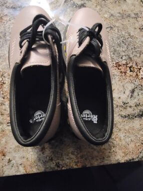 Dr. Martens Pink Leather Lace-Up Shoes